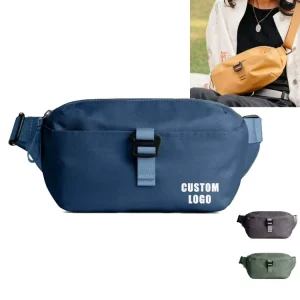 New Design Outdoor Waterproof Oxford Satchel Travel Custom Messenger Sling Chest Crossbody Fanny Pack Men’s Bag Waist Bags