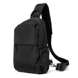 New Design Unisex Waterproof Polyester Large Capacity Travel Backpack Crossbody Chest Sling Gym Bags with Anti Theft Function
