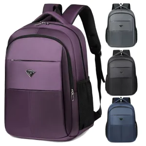 New Eco-Friendly Oxford Cloth Backpack Men’s Business Computer Outdoor Travel Bag Air Cushion Belt Detachable Strap for Junior