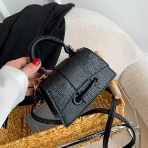 New Fashion Men’s Autumn PU Cross Border Trend Versatile Trendy Crossbody Shoulder Bag Niche Popular Casual Mini Small