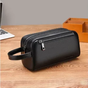New Fashion Men’s Clutch Bag Password Lock Anti Pu Leather Tide Bag Large Capacity Business Hand Bag for Men