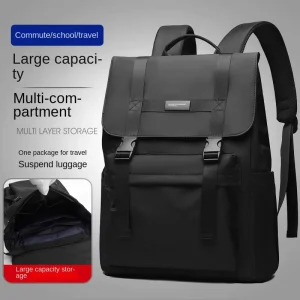 New Fashion Men’s Waterproof Oxford Backpack Computer Bag Travel Student Schoolbag Urban Simplicity Polyester Lining 20-35L