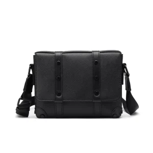 New Fashionable and Casual Men’s Crossbody Bag Casual Small square Bag Single Room Connector Men’s Bag Shoulder Bag Mobile