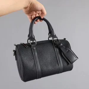 New Korean Style Men’s PU Fashion Vintage National Messenger Bag Small Shoulder Bag
