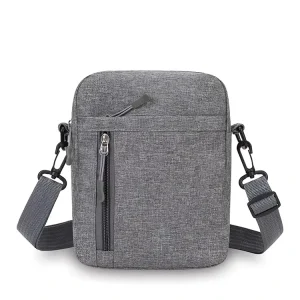 New Lightweight Men’s Small Travel Shoulder Bag Daily Use Square Mini Pack Cross Body Bag Casual Small Sling Messenger Bag