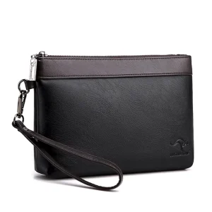 New Men Clutch Bag Large Capacity Men Handbag for Phone Pu Leather Luxury Famous Brand Pouch Men’s Wallet