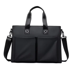 New Men’s Business Casual Polyester Soft Briefcase Lightweight Waterproof Large capacity Computer Bag