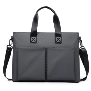New Men’s Business Casual Polyester Soft Briefcase Lightweight Waterproof Large capacity Computer Bag