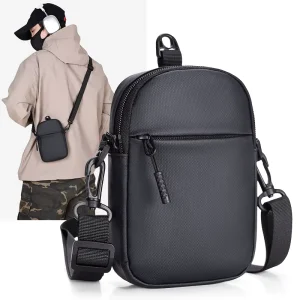New Men’s Crossbody Bag High End Fashion Mini Chest Bag Lightweight Waterproof Shoulder Bag Trendy Backpack Winter Daily