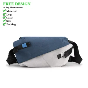 New Men’s Crossbody Bag Large Capacity Detachable Shoulder Bag Trendy Brand Chest Bag Cycling Functional Bag