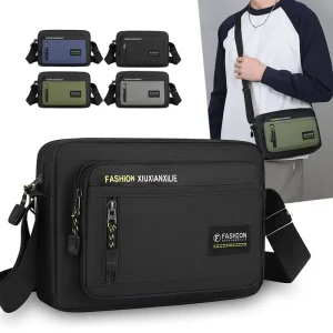 New Men’s Crossbody Bag Water Resistant Nylon Versatile Stylish Minimalist Shoulder Phone Bag