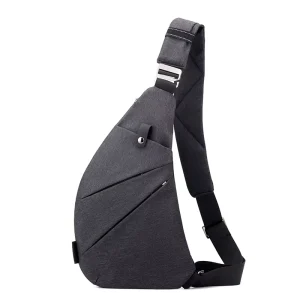New Men’s Fashion Nylon Multi functional Casual Bag Shoulder Bag Chest Bag Pack Outdoor Travel Sport Reflective Sling Bags