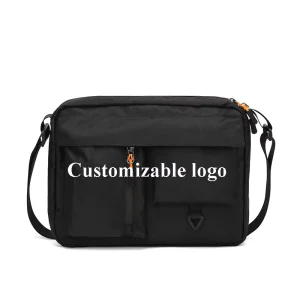 New Men’s Lightweight Outdoor Crossbody Bag Multi Functional Cycling Shoulder Bag Customizable Commuting Bag