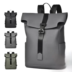 New Men’s Oxford Backpack Zipper Closure Lightweight Portable Minimalist Design Large Capacity Travel Backpack Fashionable Gift
