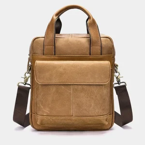 New Men’s Single shoulder Bag Trendy and Fashionable Leather Messenger Bag Made of Cowhide Handbag