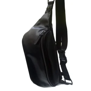 New Money Pack Men’s Outdoor Sports Running Shoulder Soft Pu Leather Belt Purse Recycled Urban Chest Bag