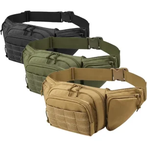 New Multi-functional Tactical Waist Pack Outdoor Cycling Storage Bag Portable Concealed Carry Holster & Utility Pouch