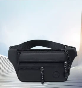 New Outdoor Men’s Fashion Waterproof Nylon Fabric Diagonal Straddle Men’s Bag