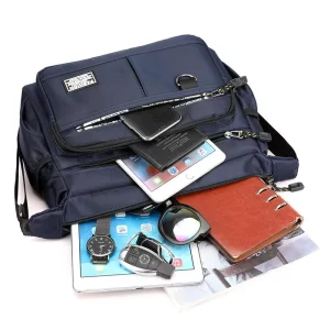New Oxford Waterproof Black Unisex Custom Cross Body Men Shoulder Messenger Crossbody Sling Bags