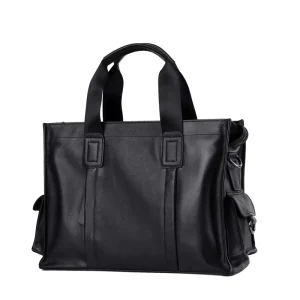 New PU Leather Large Capacity Casual Men’s Briefcase Bag Document Handbag for Travel and Sports Men’s Handbag Sports Bag