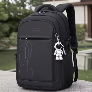 New Student Large Capacity Lightweight Men’s Business Travel Solid Color Backpack School Bag