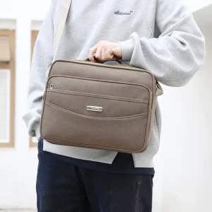 New Style Horizontal Men’s Messenger Bag for Travel and Business Cross body Bag Trendy and Versatile Handbag
