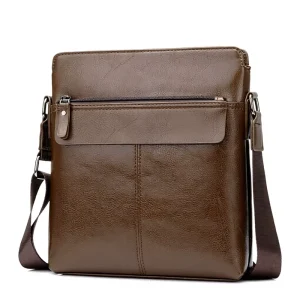 New Style Men’s Business Casual Trendy Shoulder Crossbody Bags PU Material Letter Design