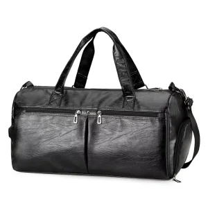 New Style PU Hand held Men’s Short distance Business Trip Sports and Fitness Dry wet Separated Travel Yoga Luggage Bag