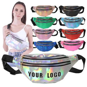 New Style Sports Men’s Fanny Pack Outdoor Crossbody Shoulder Bag Custom PU Waist Bags for Men Fashion Waist Bag with logo