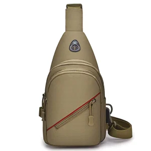 New Style Waterproof Male Chest Bag With USB Designer Cross body Sling Bags for Men Fashion Shoulder Outdoor Sports Bag
