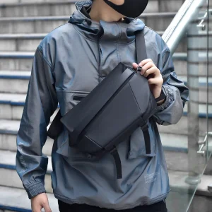 New Trend Crossbody Bag Men’s Cycling Function Tooling Bagchest Bag Casual Shoulder Bag