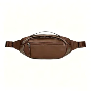New Trend PU Leather Anti Theft Waterproof Shoulder Bag Men’s Business Messenger Crossbody Bag