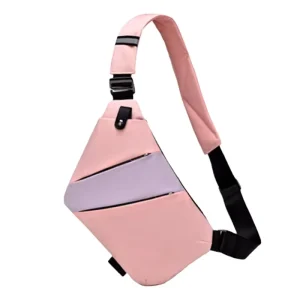 New Unisex Men Woman Promotion Polyester Sports Running Waterproof Waist Bag Shoulder Portable Crossbody Chest Bag