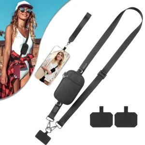 New Waterproof Nylon Adjustable Anti-Slip Washable Crossbody Strap Multi Phone Waist Fanny Pack Customized Size