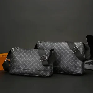 New Yulan Luxury High Quality Pu Leather Shoulder Bag Custom Logo Designer Sling Crossbody Bag for Men Portable Business