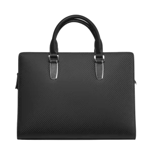 New men’s double zipper briefcase shoulder bag