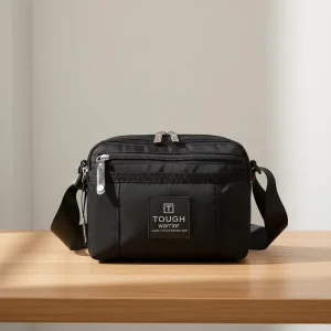 Nylon Crossbody Bag Lightweight Daily Versatile Waterproof Casual Sling Bag for Men