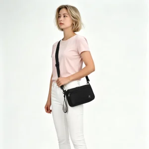 Nylon Fashion Anti Theft Large Messenger Bag Cross Body Bag Vintage Custom Letter Design Men
