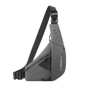 Nylon Men’s Chest Bags Waterproof Single Shoulder Underarm Bags Casual Travel Sling Backpack with Phone Pocket Crossbody Bags