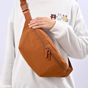 Nylon Waist Bag Men’s Casual Style Sling Bag Fanny Pack Hip Bum Bag
