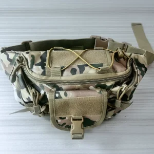 Nylon Waterproof Tactical Chest Bag Waist Bag Fanny Pack for Cycling Hiking