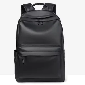 OEM Custom Men’s Vegan USB Backpack Charging Travel Waterproof Business Laptop Backpack
