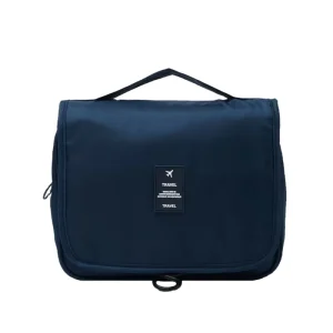 OEM Custom Vintage Men’s Tote Bag Travel Organizer Daily Use Waterproof Durable Nylon Zipper Cosmetic Bag Blank Pattern