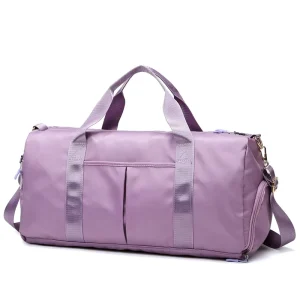 OEM Custom White Duffel Bag Large Capacity Travel Gym Weekender 20-30L Lightweight Durable Anti-Theft Outdoor