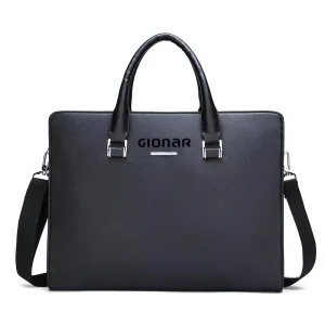 OEM Customize PU Leather Fashion Men’s Computer Bag Handbag One Shoulder Crossbody Bag Business Briefcase