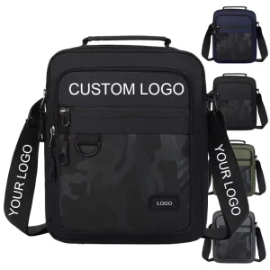 OEM Design Luxury Messenger Bag Custom Cross Body Bag Mens Leather Messenger Shoulder Crossbody Men’s Shoulder Bags