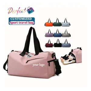 OEM Fashion Men’s Women’s Sports Fitness Bag Large Capacity Dry and Wet Separation Trip Hand Travel Bag