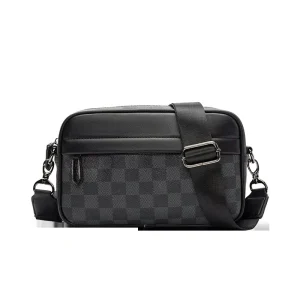 OEM Men’s Single Shoulder Pu Mini Cross Body Phone Bum Bag Waterproof Fashion Mens Messenger Small and Sling Bag for Men