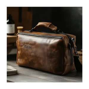 OEM ODM Custom Large PU Travel Shaving Dopp Kit Toiletry Bag Factory Zipper Waterproof Men’s Travel Storage Bag