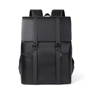 OEM ODM Factory Custom Vintage Waterproof Men Leather Travel Laptop Bag Backpack PU Men’s Leather Backpack